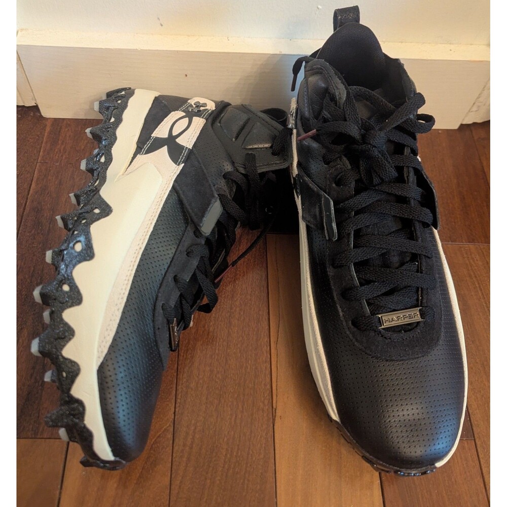 Under Armour Bryce Harper 10 Pro TPU Baseball Cleats 6010136-001 Mens Size 10